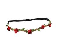 Gatuida 7 Diademas de Flores Rosas Multicolor, Tamaño Único, Elásticas, para Mujer y Niña, Ideales para Bodas, Fiestas y Festivales Color Aleatorio