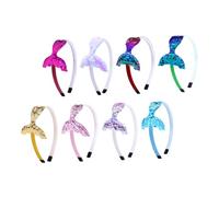 Gatuida 8 Diademas De Sirena Accesorios De Sirena Diademas Únicas Para Diademas Navideñas Diademas De Fiesta Diademas Divertidas Diademas Para Banda Para El Cabello Accesorios