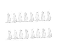 Gatuida 8 Pares Set de Accesorios de lauta Soporte de riel Inferior de persianas pestañas de reparación de persianas Soporte de persianas Soporte de sujeción ciega ciega el plastico