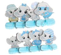 Gatuida 8 Piezas Adornos De Bolas De Papel De Forma De Panal Decoración Para Fiestas Color Azul Para Centro De Mesa De Fiesta Tema De Adorno De Animal De Papel y Decoración Del Hogar
