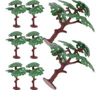 Gatuida 8 Piezas Árboles Artificiales para Mesa de Arena Decoración de Micro Paisajes Modelos Realistas para DIY Belenes y Jardines Pequeños