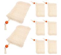 Gatuida 8 Piezas Bolsa Colgante de Malla para Jabón con Cordón Exfoliante y Reutilizable para Ducha de Espuma para Cuerpo y Rostro Ahorro de Jabón Sólido y Fácil Secado