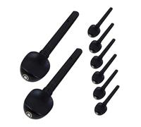 Gatuida 8 Piezas Ebony Violin Tuning Peg String Adjustment Parts For All Violin Models Easy To Install Replacement Accessories For Musicians
