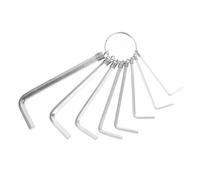 Gatuida 8 piezas Llaves Hexagonales Miniatura con Mango Antideslizante para Reparaciones de Automóviles Bicicletas y para Electricidad y Maquinaria