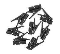 Gatuida 8 piezas Soporte de Cable para Auriculares de Clips de Micrófono Multi Funcionales Organizador de Cables Flexible Color Negro para Trabajo y Ejercicio