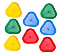 Gatuida 8 Piezas Soportes de Cartas de Póquer Triangulares Abs Manos Libres para Adultos y Duraderas y Estables para Jugadores con
