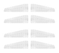 Gatuida 8 Piezas Tope de Puerta Transparente de Silicona Tapón de Seguridad Infantil Antideslizante para Hogar Protección contra Pellizcos y Golpes Puertas