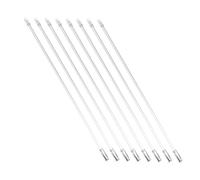 Gatuida 8 Piezas Varilla de atenuación Veneciana varitas ciegas Varillas de Tirador para Cortinas Varita ciega de Repuesto Accesorios para persianas manija de Las persianas Acrílico Blanco