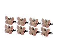 Gatuida 8piezas Aromatherapy Butterfly Car Vent Clips Elegant Rhinestone Air Freshener Accessories for Vehicle Interior Glittering Design for Women