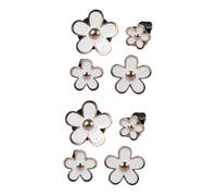 Gatuida 8piezas Clip Aromático Para Auto Difusor De Ventilación Floral Adorno Interior Vehicular Decoración Elegante y Fácil De Instalar