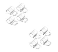 Gatuida 8piezas Clips De Fijación para Cortinas Transparentes Soporte para Cortinas De Persiana Accesorios para Instalación y Rápida Ventanas