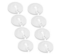 Gatuida 8Piezas Placa Decorativa para Cabeza de Rociador de de Plástico Resistente Instalación Rápida para Hogar y Oficina