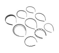 Gatuida 9 Diademas De Plástico Negras: Diademas Antideslizantes Con Dientes, Anchas Y Finas, Accesorios Para El Cabello Para Mujeres Y Niñas.
