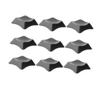 Gatuida 9 Piezas Soporte Múltiple para Balones de Fútbol y Baloncesto Base Negra Resistente Estante de Exhibición Práctico para Hogar Oficina y Supermercados de Unidades