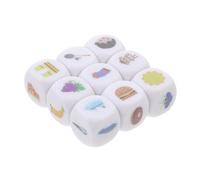 Gatuida 9piezas Dados De Historia para Contar Historias Juguetes Dados para Narración y Expresión del Lenguaje