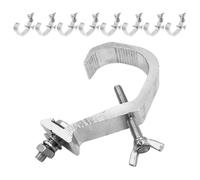 Gatuida 9piezas Gancho De Abrazadera De Iluminación Para Luz De Escenario Soporte De Aluminio Para Proyectores y Cabezales Móviles Accesorio De Escenario Resistente Para Instalaciones Segu