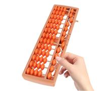 Gatuida Ábaco Infantil Educativo Cuentas Naranja Herramienta Matemática Montessori para Primaria y Jardín de Infancia Ayuda Didáctica para Aprender Cálculo y Aritmética Básica