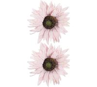 Gatuida Abrazaderas para Cortinas Sujetacortinas Diseño Girasol, 2 Piezas, Plástico Resistente, Estilo Rústico, para Sala y Dormitorio, Clips Funcionales Decorativos