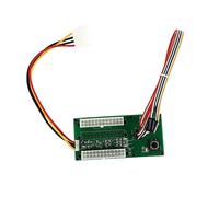 Gatuida Adaptador de Fuente de Alimentación ATX Sincronizado para Computadora, Tarjeta de Arranque Múltiple, Electrónica, Módulo Sincrónico Consumo, Uso en Pc, Compatible Fuentes