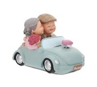 Gatuida Adornos Antiguos De Resina para Parejas Mayores para Decoración De Hogar o Regalar Aniversario De Boda