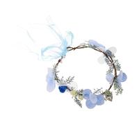 Gatuida Adornos De Guirnaldas Arco Formal Tocados Fiesta Cintas Para La Cabeza De Las Mujeres Tiaras Venda Nupcial Elegante Dama Rosa Accesorios Novia Cabello Hada El Plastico Sky-blue