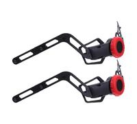 Gatuida Ajustador de Talla para Casco de Bicicleta de Montaña 2 Piezas Rojas Recubrimiento de Silicona Correa Resistente al Desgaste para Barbilla Accesorio Compatible para Uso