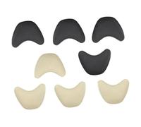 Gatuida Almohadilla del Antepié 4 Pares, Cojín Punta del Tacón Alto, Relleno para Puntera de Tacón, Esponja y Tela, Negro y Beige, para Tacones Altos, Mocasines y Botas, Protección