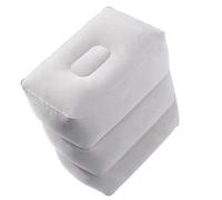 Gatuida Almohadilla Inflable para Pies Cómoda Resistente al Desgaste para Viajes Avión Apoyo para Piernas Sillas de Escritorio Fácil de Inflar y Desinflar