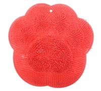 Gatuida Almohadilla Para Masaje De Espalda Perezosa Depurador Corporal De Baño Limpiador Masajeador De Pies Ventosa De Baño Fregador De Pies Cuidado Rosa Gel De Sílice Masaje Pegatinas