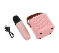 Gatuida Altavoces Inalámbricos Portátiles Compactos con Micrófono para Cantar Equipo de Karaoke para Casa y Exteriores para Eventos Sociales