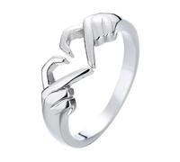 Gatuida Anillo De Corazón De Corazón De Abrazo Anillo Decorativo Para Mujer Joyería Obsequio Romántico Dedo