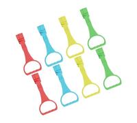 Gatuida Anillos De Seguridad Para Ñiño 8 Unidades En Colores Atractivos, Soporte Para Aprender a Estar De Pie y Mejorar Fuerza De Brazos, Herramienta Portátil Para Entrenamiento Infantil
