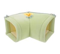 Gatuida Animal Corner Tunnel: Túnel en Ángulo Recto para Hámsters - Cama Esquinera Hamaca para Conejos, Hurones y Ratones - Refugio Tubular para Jaulas, para Dormir, Jugar y Esconderse