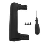 Gatuida Asa de Repuesto para Maleta Negra Mediana con Mecanismo Telescópico, Manija de Equipaje Ajustable con Tornillos, Pieza de Recambio Resistente para Reparación de Asas Retráctiles