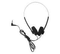 Gatuida Auriculares Retro Supraaurales para Cabezas Pequeñas Cable, Color Negro, Audio Vintage para Fotografía y Música, Auriculares Clásicos para Ordenador y Estudio, Conexión Dc5v Plug