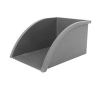 Gatuida Bandeja Antisalpicaduras para Bajante de Canalón Colector de Agua de Plástico Gris Resistente Intemperie Desviador de Drenaje para Jardín y Patio Sistema de Protección contra