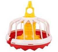 Gatuida Bandeja De Alimentación Automática para Pollos Comedero Práctico para Pollitos De Contenedor De Comida Reutilizable para Aves De Corral Gallinero o