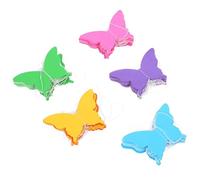 Gatuida Banderines de Papel Mariposas de Colores Degradados 10 Piezas para Decoración de Cumpleaños y Fiestas Infantiles Decoración de Banderines para Hogar y Eventos