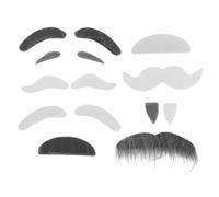 Gatuida Barba Postiza De Mascarada Bigote Falso Realista y Barba Adhesiva De Halloween para Disfraz De Cosplay Accesorio Adhesivo para Ancianos y Uso Fiestas De Halloween