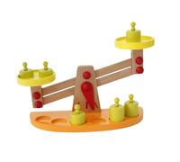 Gatuida Báscula de Juguete de Madera, Juego Educativo a Escala, Balanza Infantil para Aprendizaje Matemático y Desarrollo Motriz, Adecuado para Educación y Juegos Didácticos