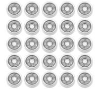 Gatuida Base Giratoria Mini Transparente para Manualidades, 100 Piezas, Rodamientos Giratorios para Bricolaje, Cojinetes de Repuesto para Muñecas y Decoración Artesanal