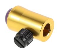 Gatuida Base para Pies de Diapasón de Aleación de Aluminio Dorada, Accesorio de Reparación Estable y Duradero para Instrumentos de Percusión, Compatible Varios Modelos, Pieza Decorativa