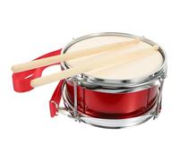 Gatuida Batería 11 Pulgadas, Caja de Percusión Infantil Roja, Instrumento Musical de Juguete, Desarrollo Rítmico y Coordinación Mano-Cerebro, Obsequio Educativo