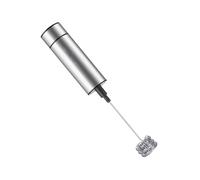Gatuida Batidora de Leche Eléctrica Acero Inoxidable sin Batería Mezclador Manual Silencioso para Café Exprés Latte Capuchino