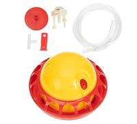 Gatuida Bebedero Automático para Aves Pequeño Tazón Resistente para Pollos y Aves de Corral Accesorio Práctico para Sistema de Agua Fácil Instalación