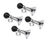 Gatuida Bocina de Presión de Aire para Bicicleta 4 Unidades Diseño Compacto y Potente Compatible Manillar Estándar Adecuado para Ciclismo Urbano y Recreativo Color Color Aleatorio