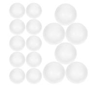 Gatuida Bolas de Espuma Blanca 100Pcs 4Cm Polystirene Craft Balls Craft Espuma Bola de DIY de Bricolaje Adorno para Día de San Valentín de La Boda Día de Pascua Artesanía