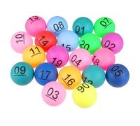 Gatuida Bolas Numeradas de Tenis de Mesa Colores Vibrantes para Sorteos Pelotas para y Actividades Grupales Diseño Sin Costuras y Portátil