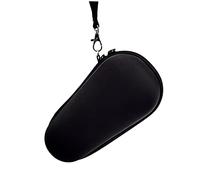 Gatuida Bolsa de Almacenamiento Estuche Rígido Negro Doble Cremallera Organizador Portátil Tamaño Compacto para Afeitadora Eléctrica para Cortadora de Pelo para Hombre para Viaje