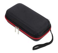 Gatuida Bolsa De Almacenamiento Portátil Para Glucómetros y Medidores De Ácido Úrico Resistente Al Agua Funda Protectora Negra De Oxford Con Interior Acolchado Para Viaje Hogar y Oficina